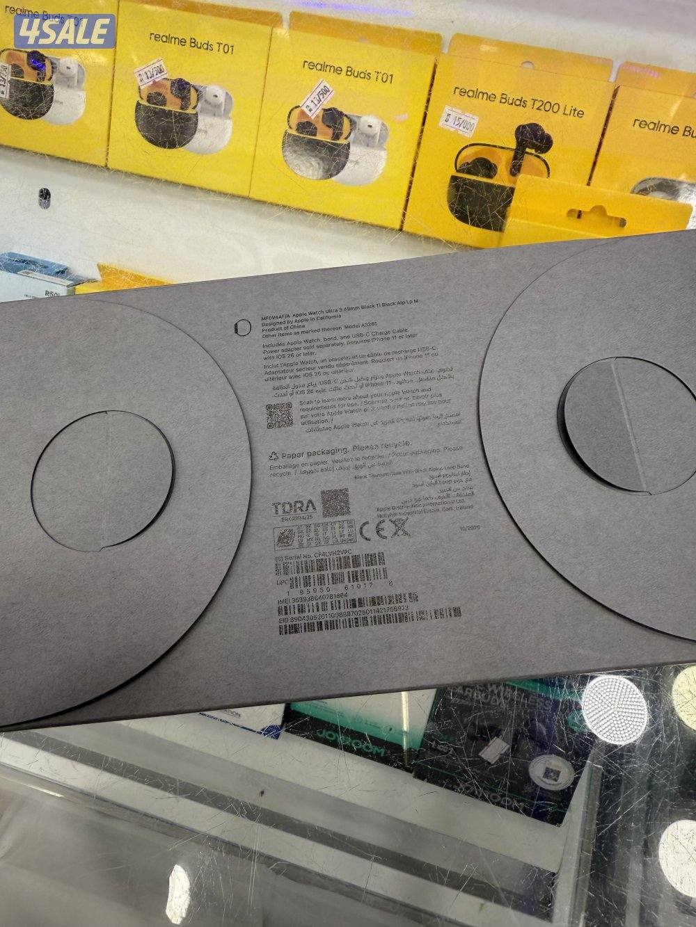 للبيع ساعه ابل ألترا واتش 3 49mm بلاك تيتانيوم alpine loop1