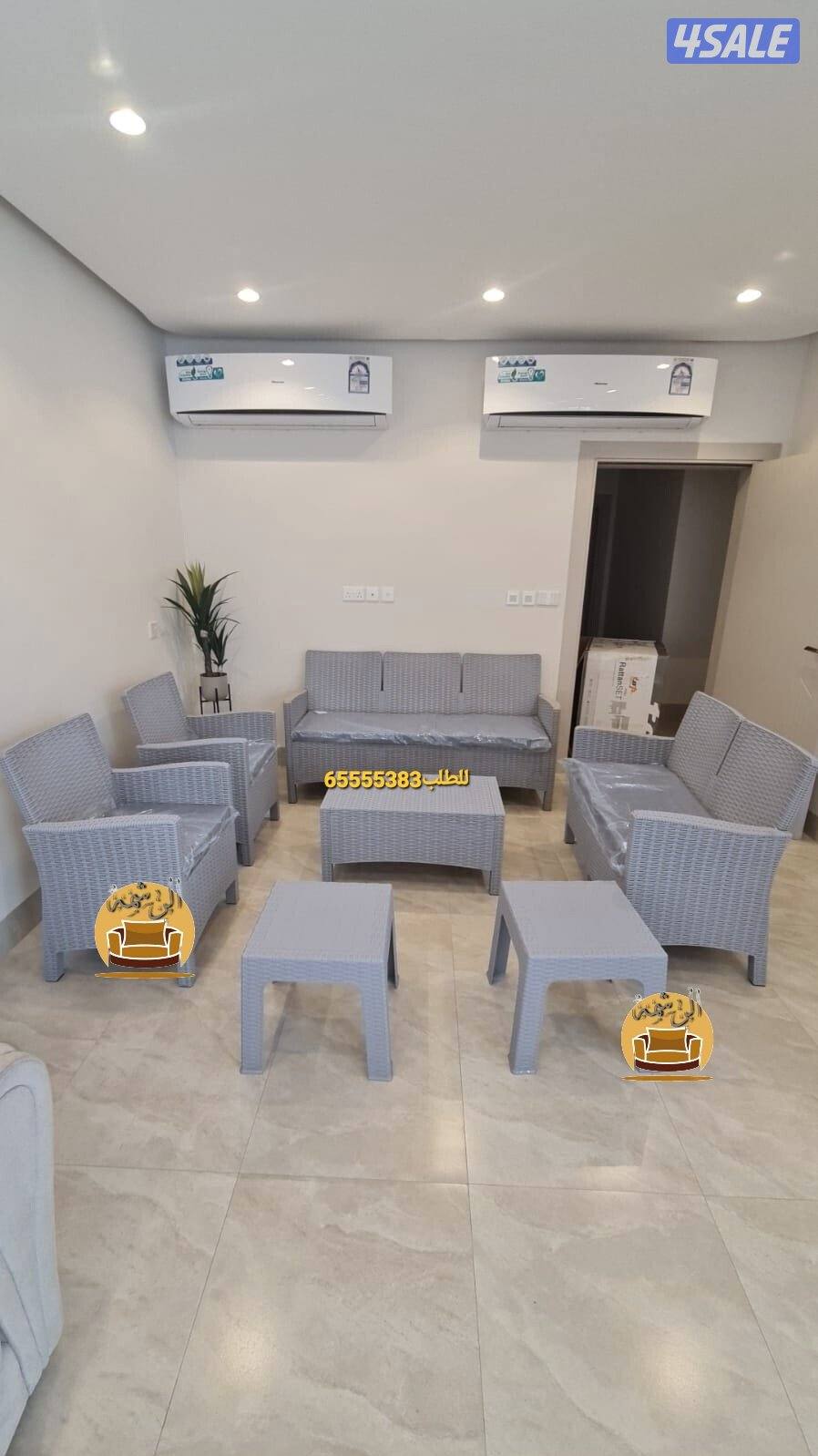 📌جلسات خارجيه للحدائق بلاستيك عالي الجوده1