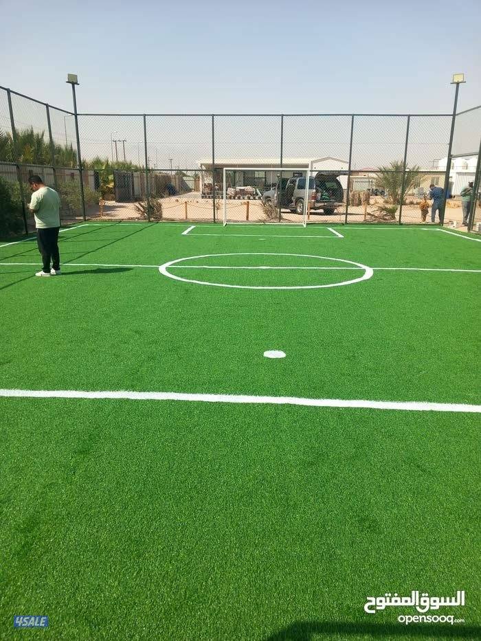 تنسيق_حدائق ثيل_صناعي #سور_تركي تصميم ملاعب قدم بديل_خشب ممرات مظلات5