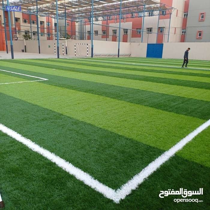 تنسيق_حدائق ثيل_صناعي #سور_تركي تصميم ملاعب قدم بديل_خشب ممرات مظلات7