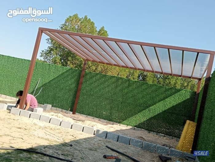 تنسيق_حدائق ثيل_صناعي #سور_تركي تصميم ملاعب قدم بديل_خشب ممرات مظلات14