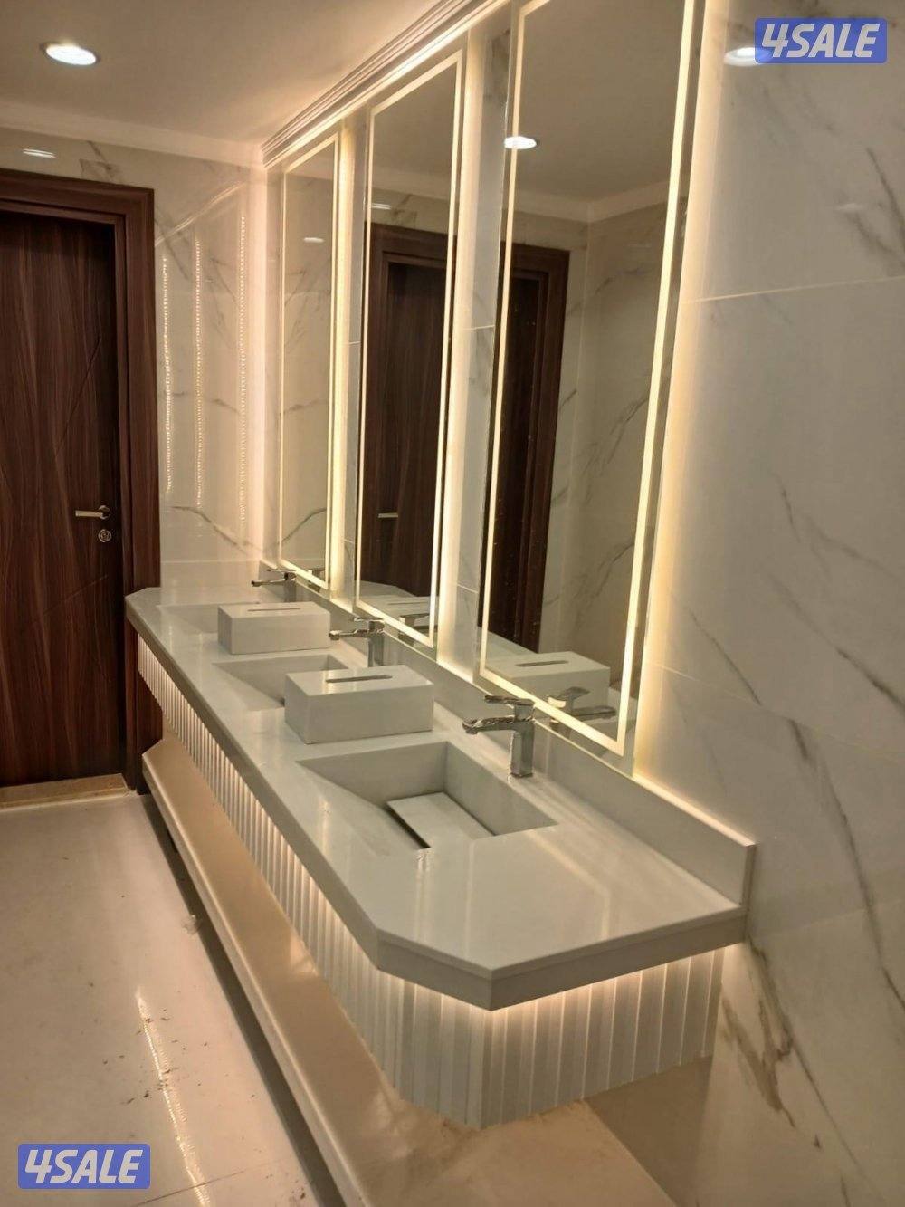 مغاسل ضيوف راقيه 🇰🇼 رخام طبيعي وصناعي11