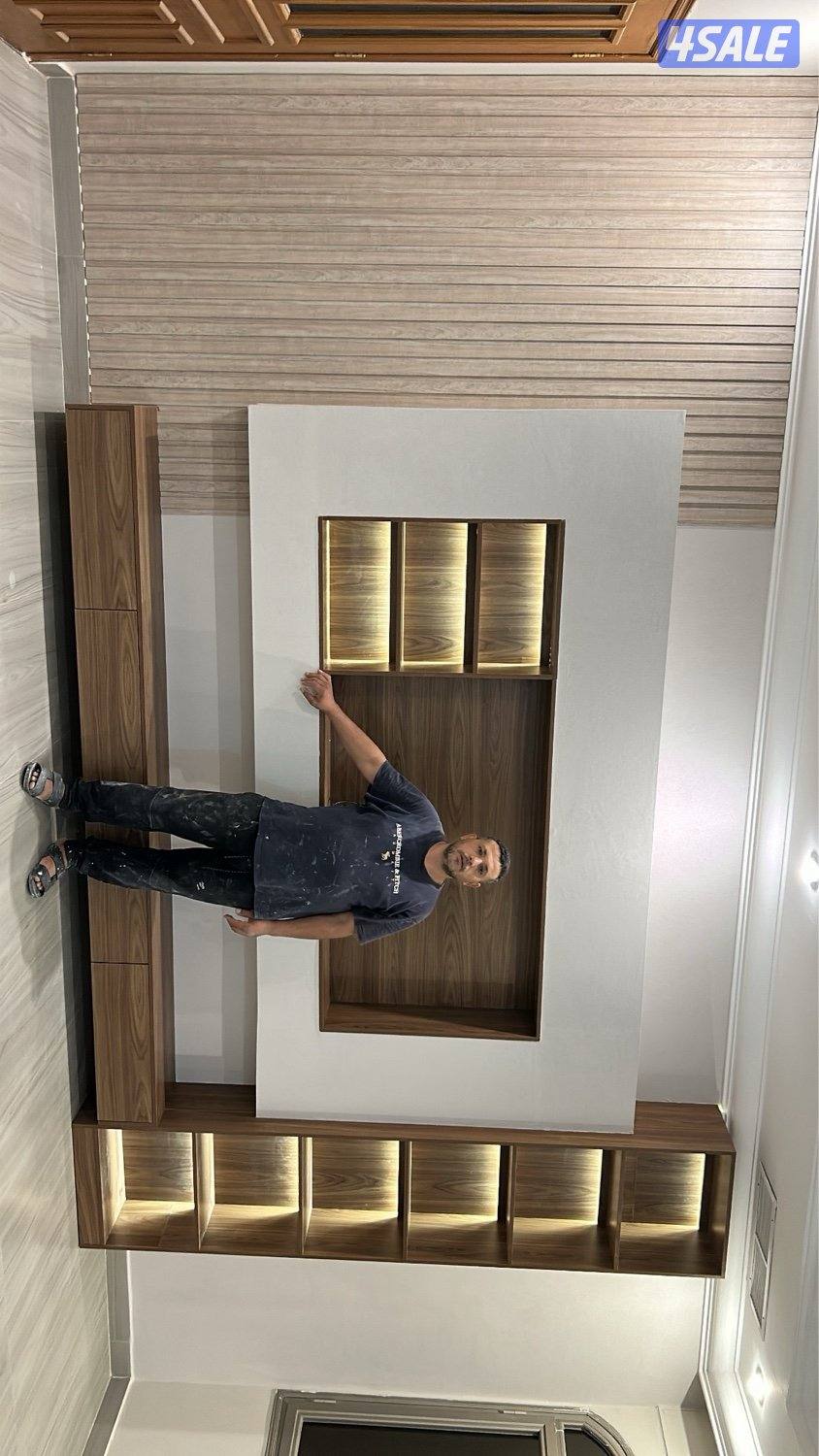 ورق جدران وبركيه واصباغ وديكورات شيبورد ولدينا جام وجميع3