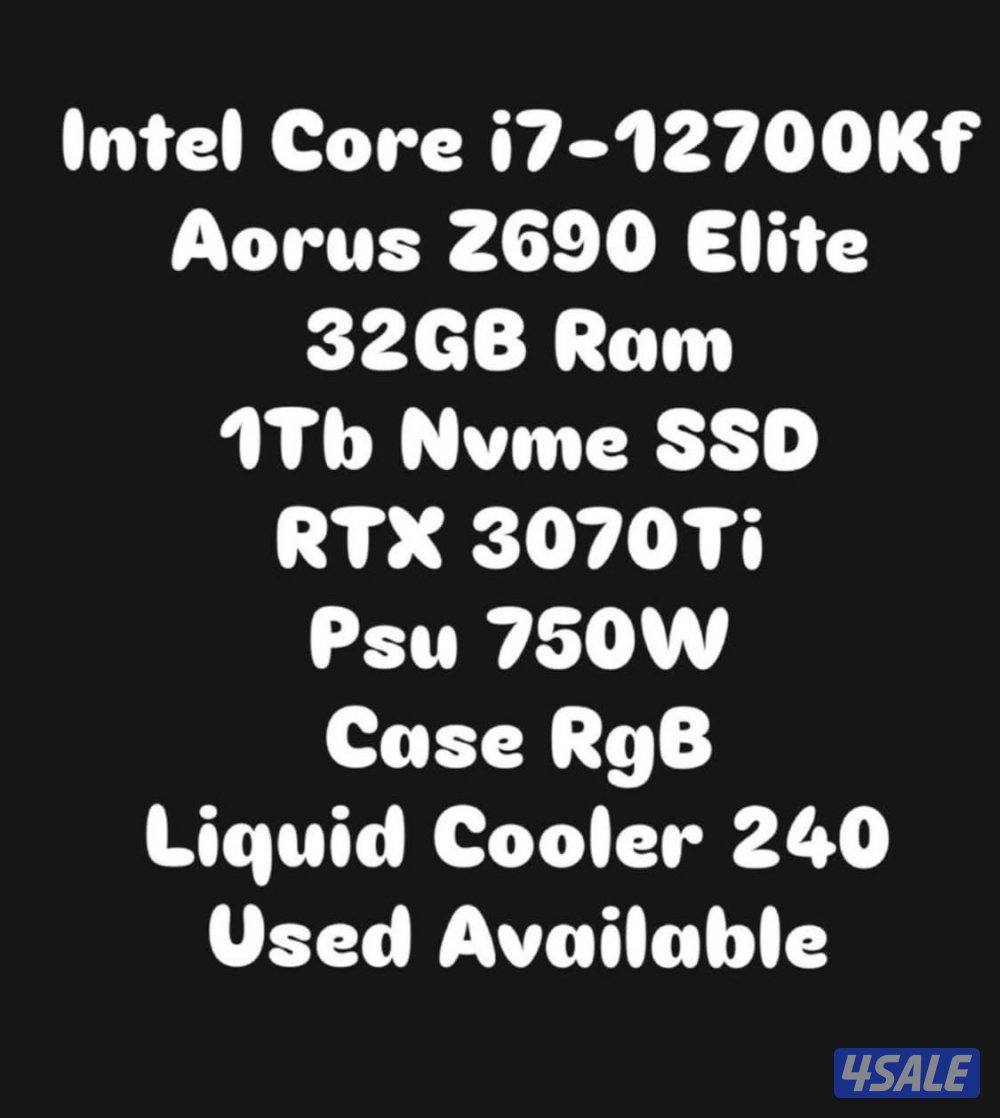 RTX 3070 Ti 8GB / i7-12700K3