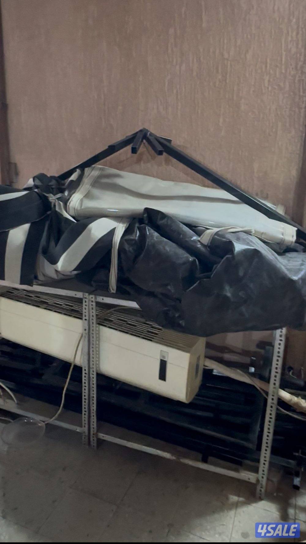 للبيع خيمه فك وتركيب حديد 3/3 النقل على الشراي0