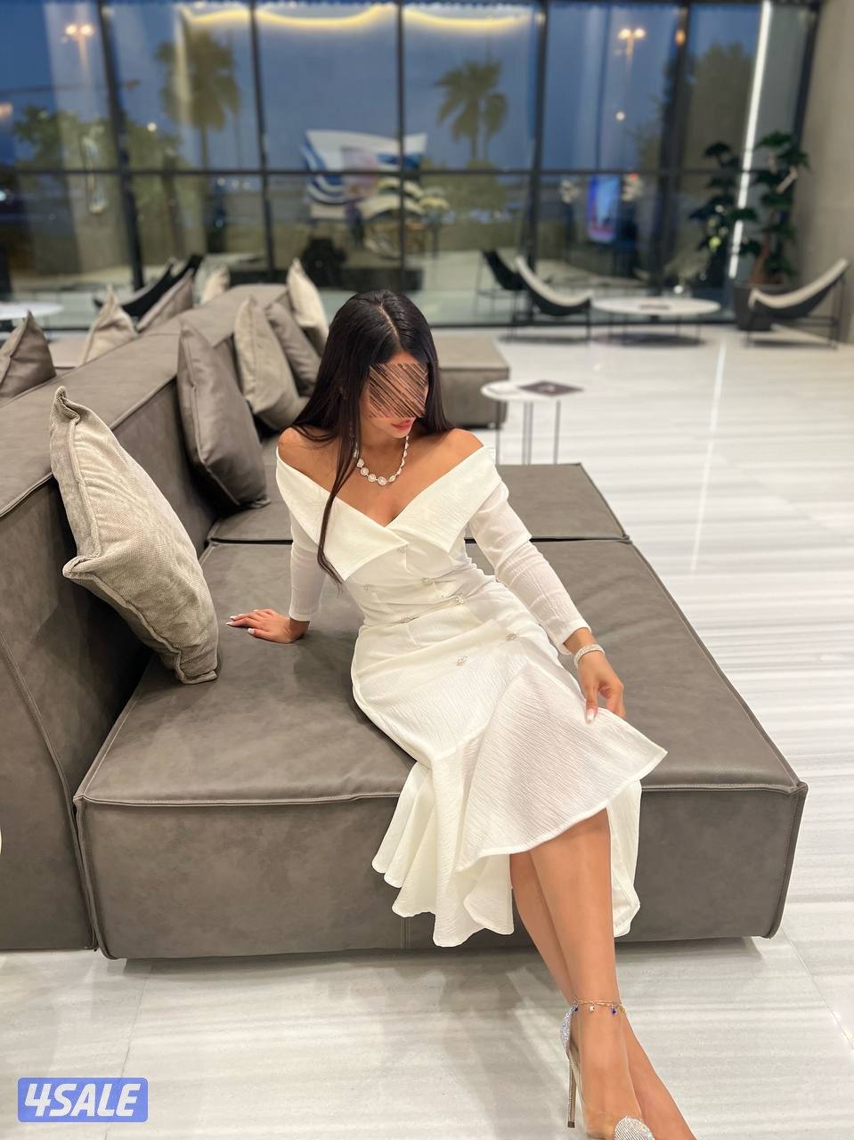 فستان لنن اوف وايت3