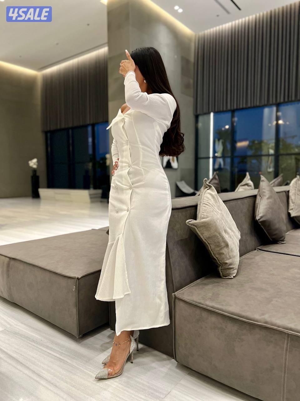 فستان لنن اوف وايت9