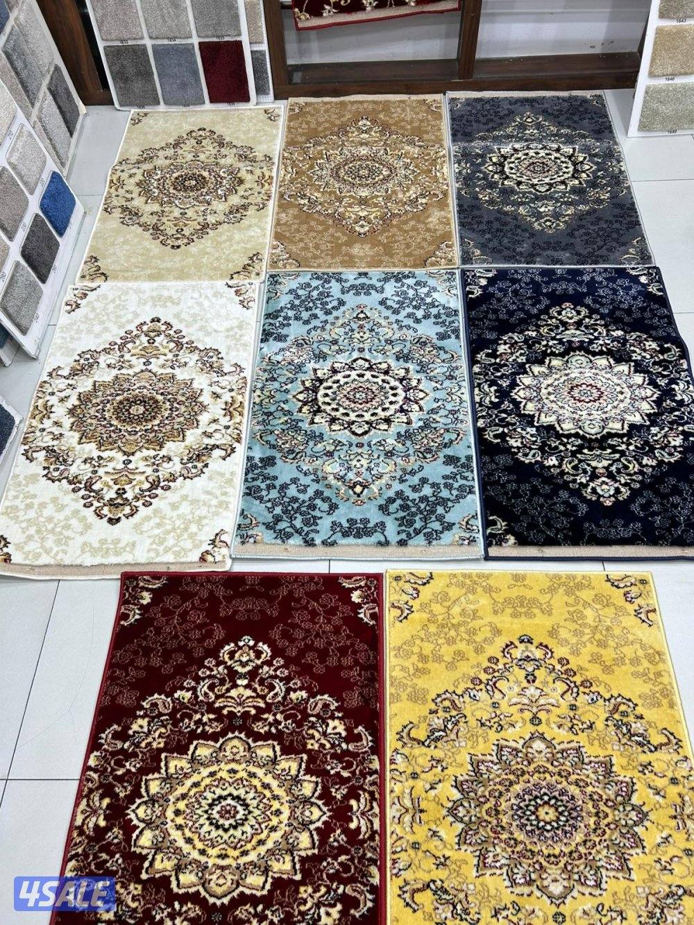 سجاد تركي ساده ومشجر ومساندة حفر يدوي10