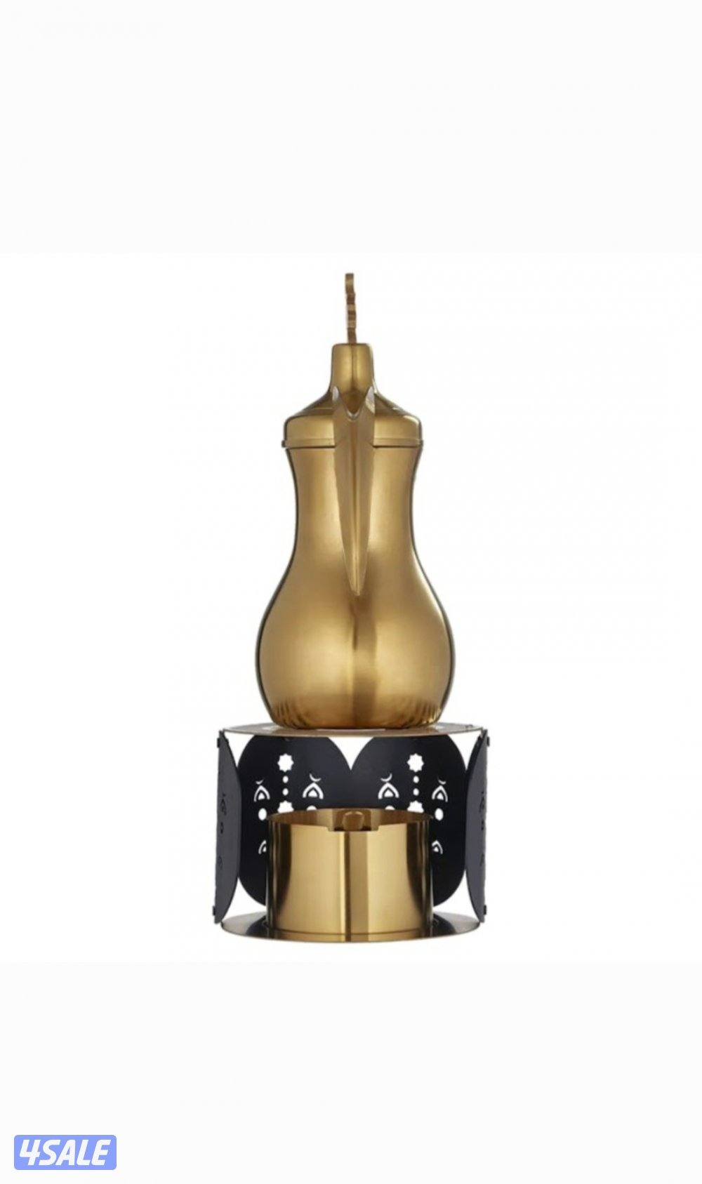 أبيات – دلة الهامة مع حامل ذهبي وأسود – سعة 1 لتر
Abyat – Alhama Dalla4