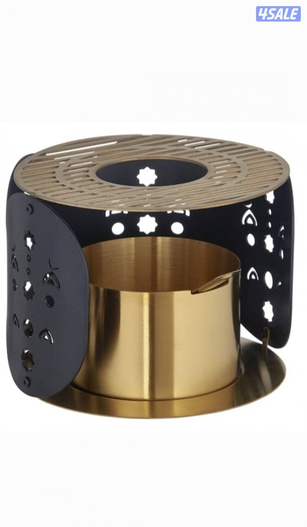 أبيات – دلة الهامة مع حامل ذهبي وأسود – سعة 1 لتر
Abyat – Alhama Dalla5