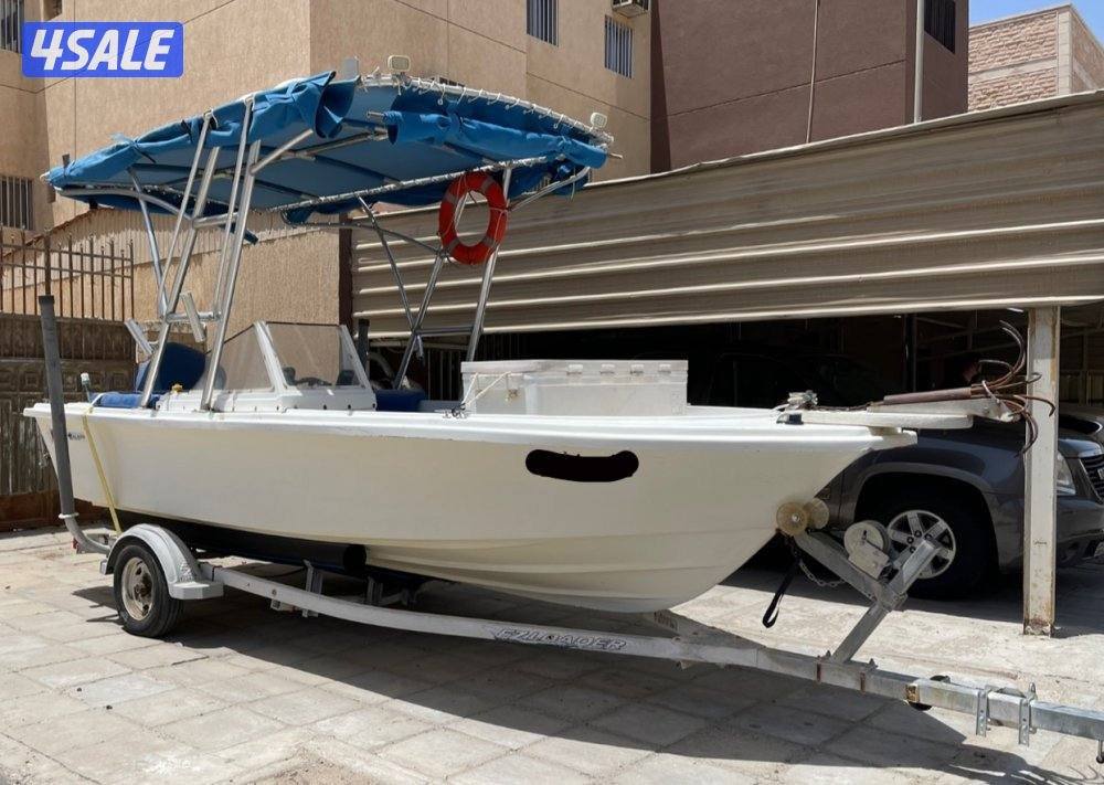 للبيع طراد الروضان 18 قدم شرط الفحص3