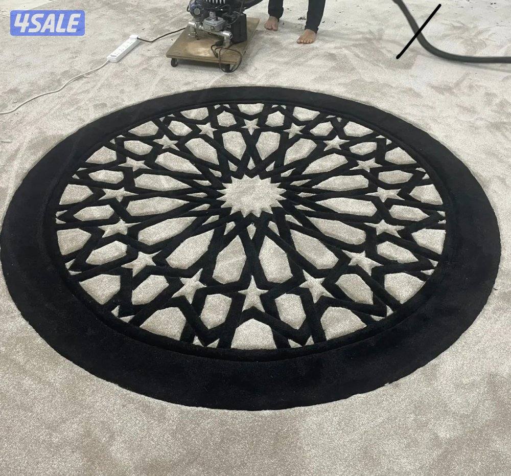 سجاد حفر يدوي ومشجر قص حسب الطلب1