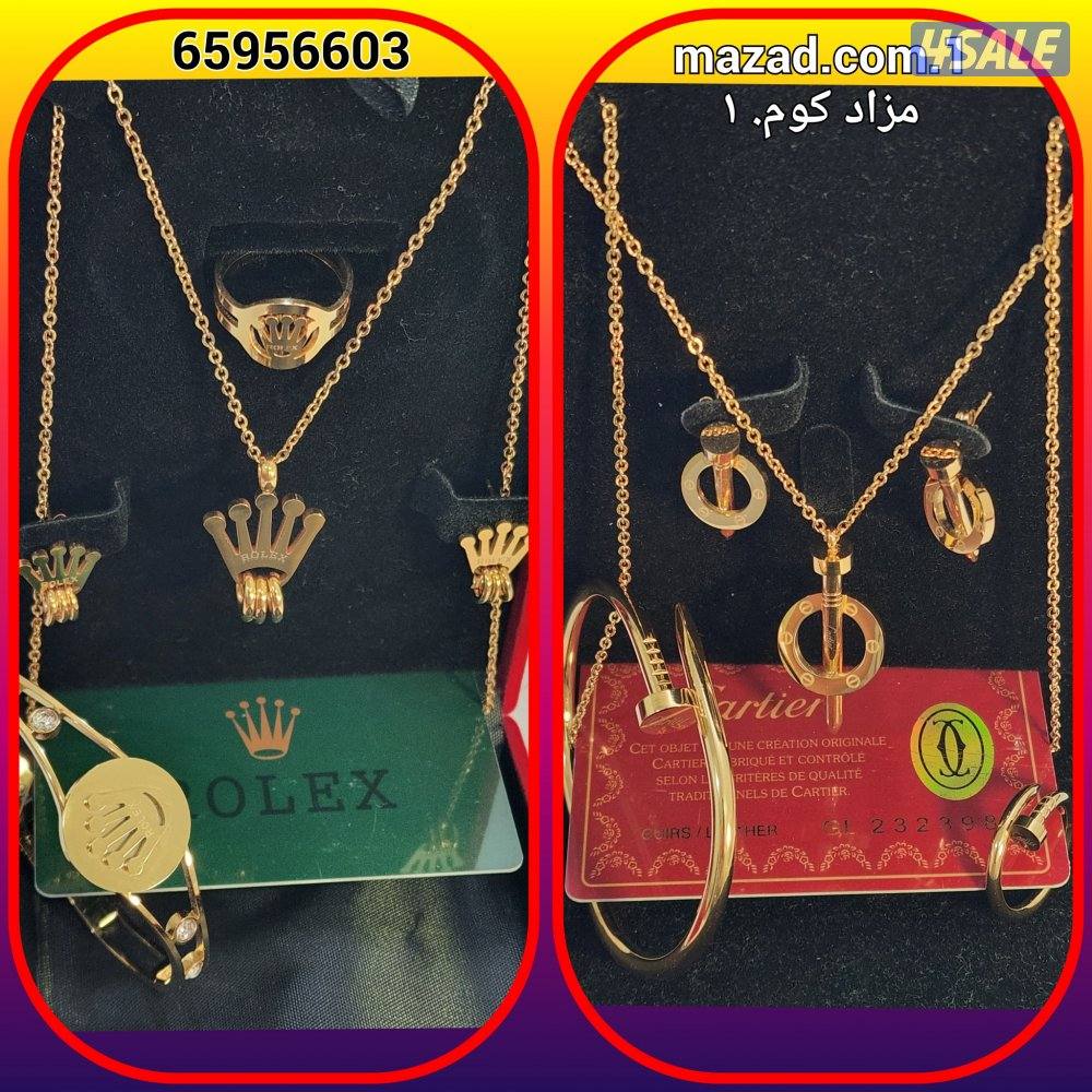 طقم كشوخي ماركات عالميه . ماستر مختوم + سوار

+ قلاده + خاتم + تراجي0