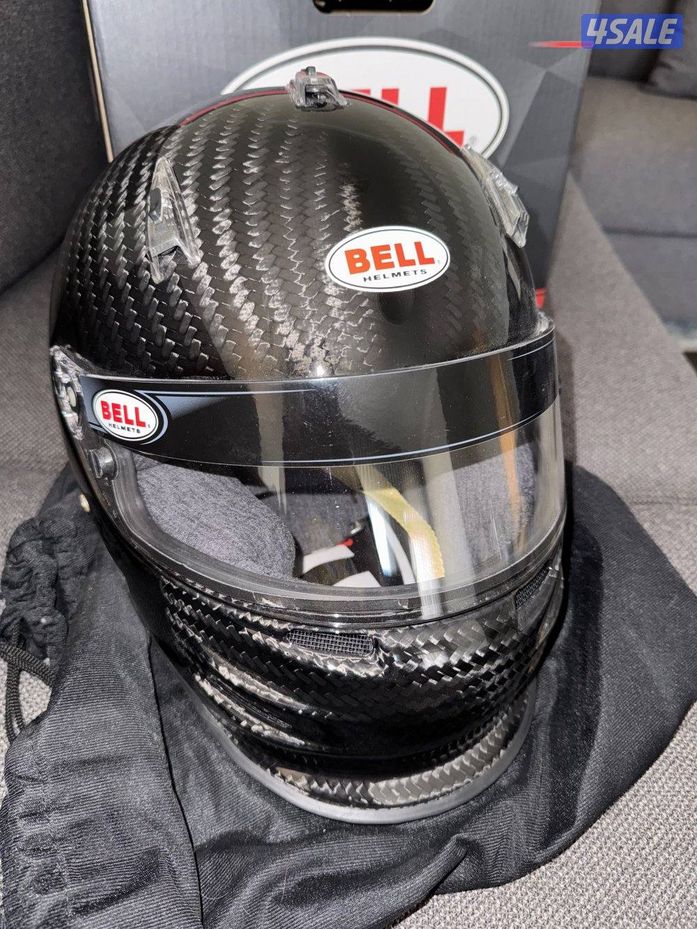 Carbon Fiber GP3 Bell Helmet (Size 59 - 73/8) خوذة كاربون فايبر2