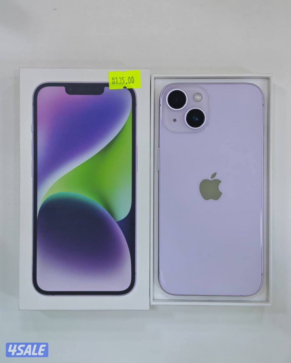 ايفون14–128جيجابايت–بنفسجي–iPhone14–128GB–Purple–used–like–new0