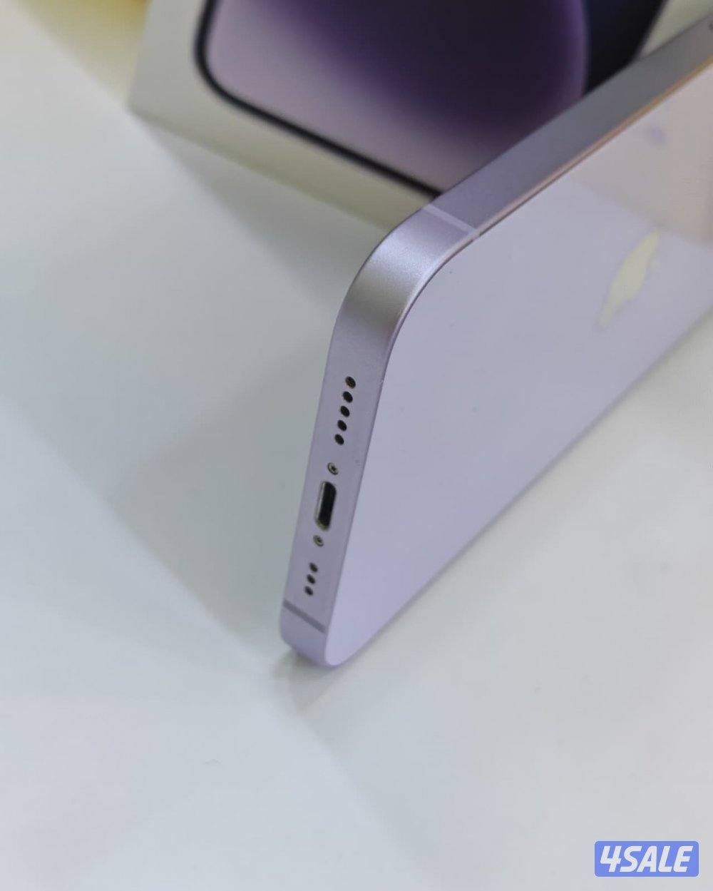 ايفون14–128جيجابايت–بنفسجي–iPhone14–128GB–Purple–used–like–new4