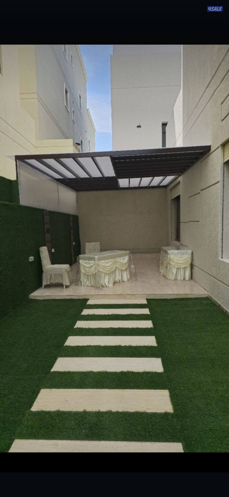 تنسيق حدائق ف جميع مناطق الكويت تركيب الثيل الصانعي والسورالتركي6