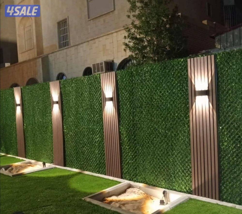 تنسيق حدائق ف جميع مناطق الكويت تركيب الثيل الصانعي والسورالتركي5