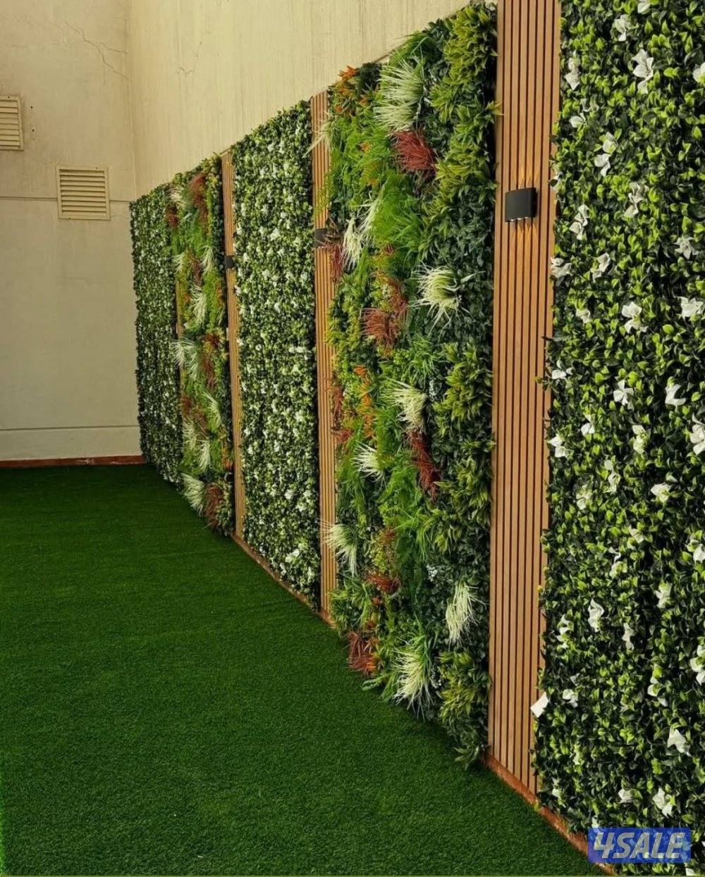 تنسيق حدائق ف جميع مناطق الكويت تركيب الثيل الصانعي والسورالتركي7