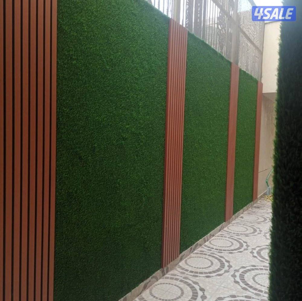 تنسيق حدائق ف جميع مناطق الكويت تركيب الثيل الصانعي والسورالتركي8