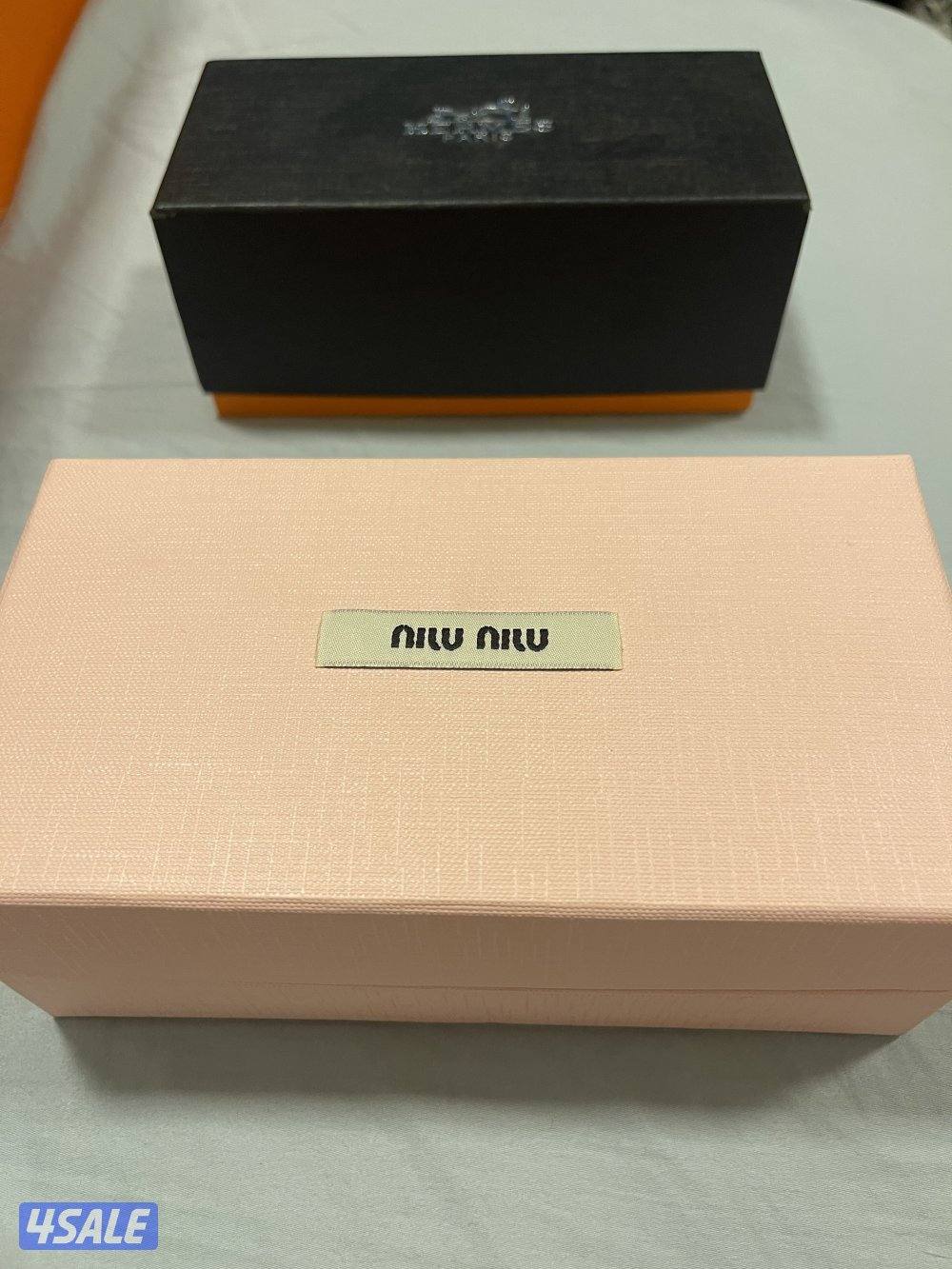 نظارة ميو ميو أصلية عدد 1 ونظارة هيرمز أصلية عدد 12