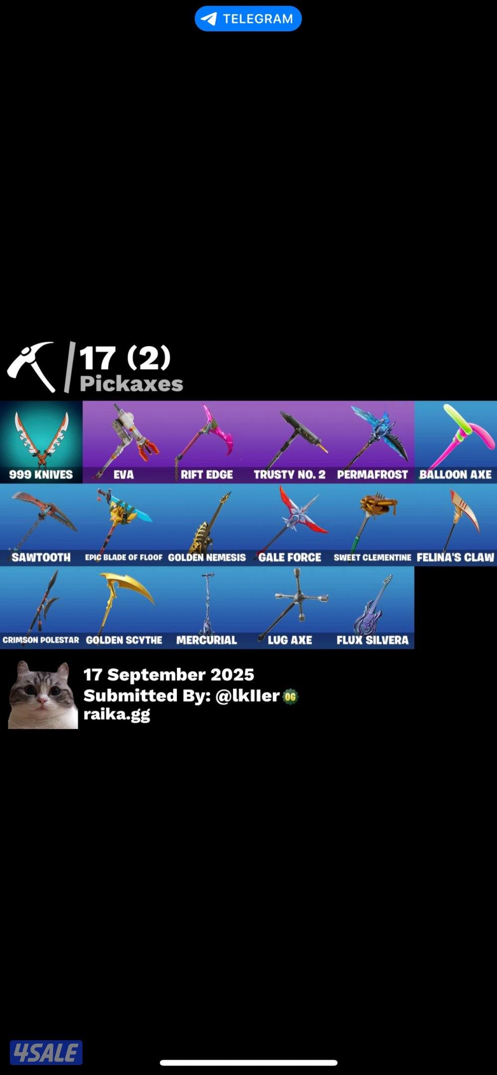 حساب فورت نايت نادر3