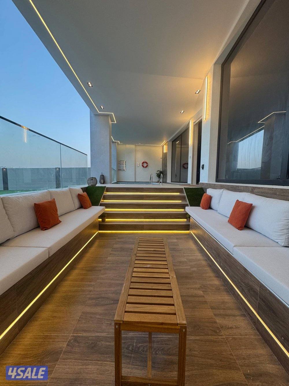 🔥 شاليه جديد VIP للإيجار صف اول بالخامسة 🔥9