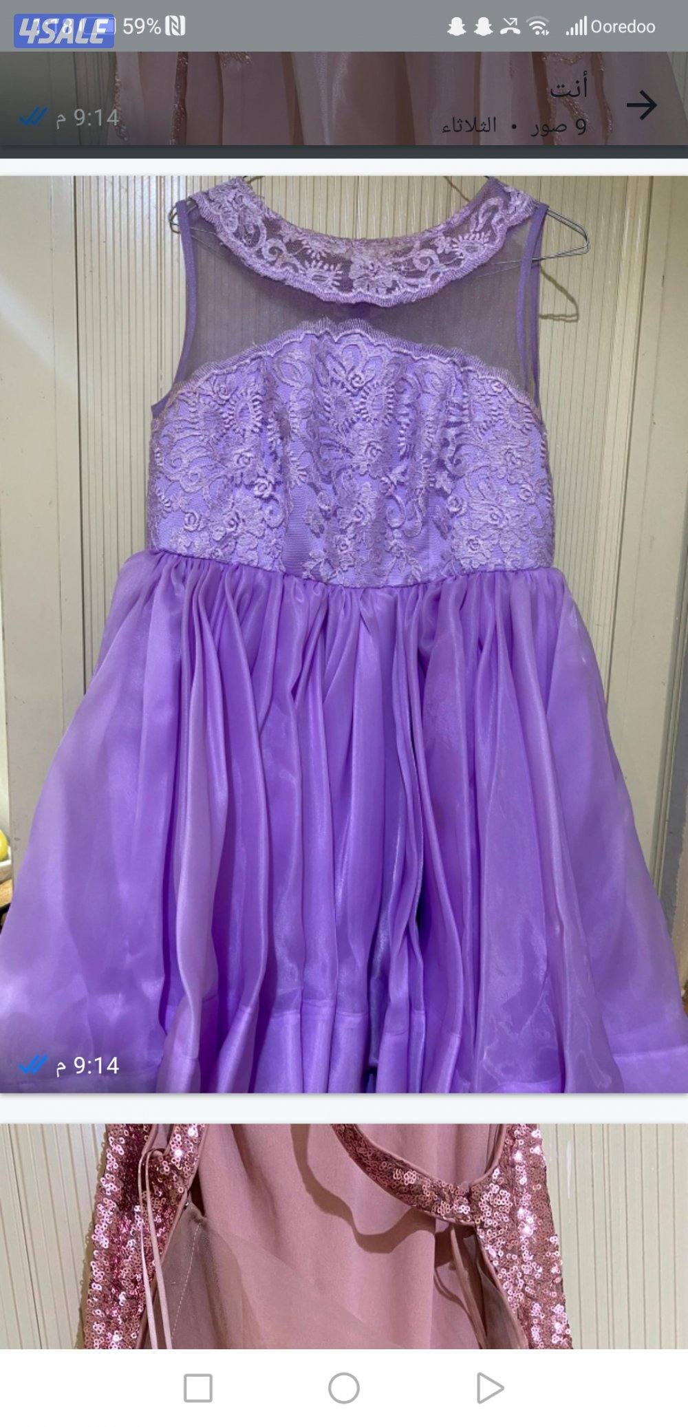 فساتين حفلات واعراس استخدام نظيف مره وحده3