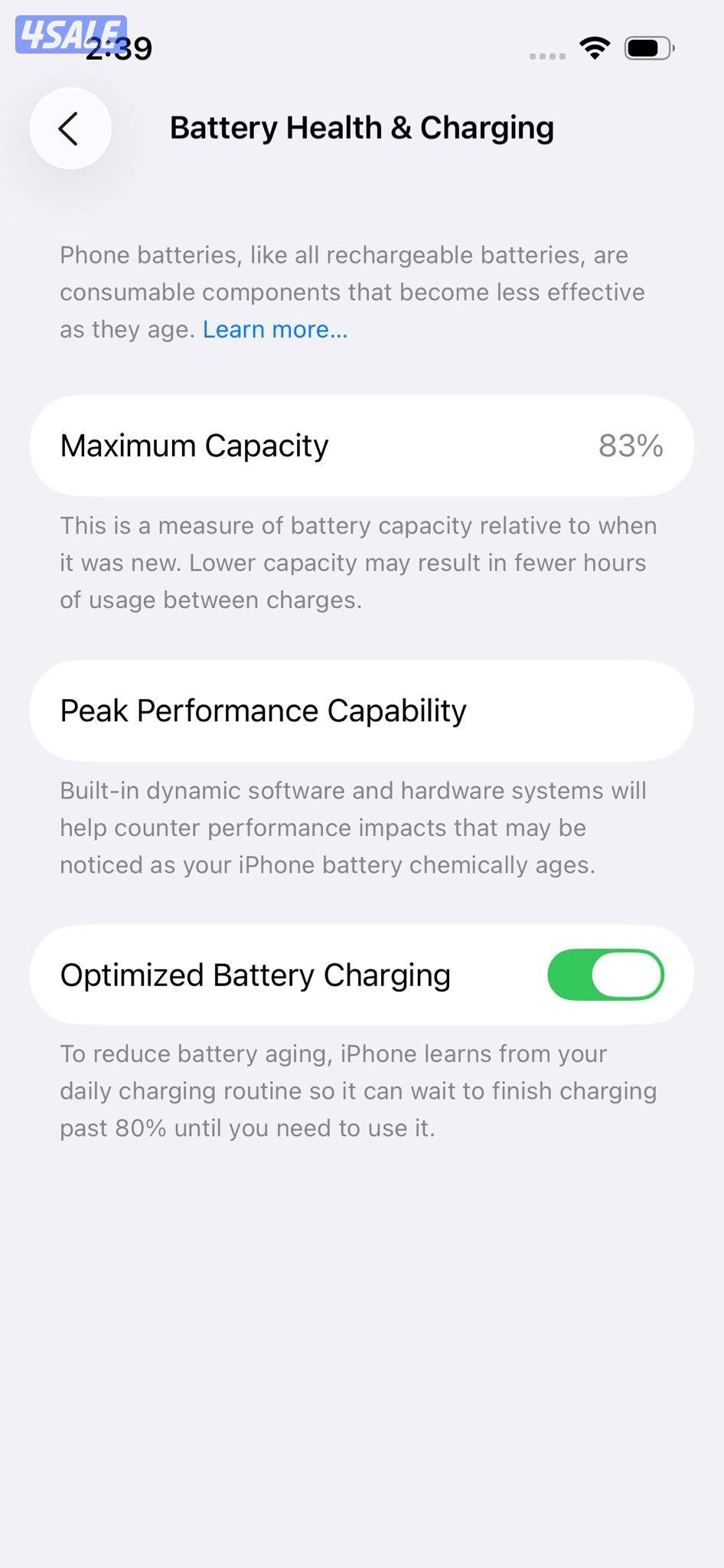 ايفون13برو–512جيجابايت–رمادي–iPhone13Pro–512GB–Gray–used–like–new9