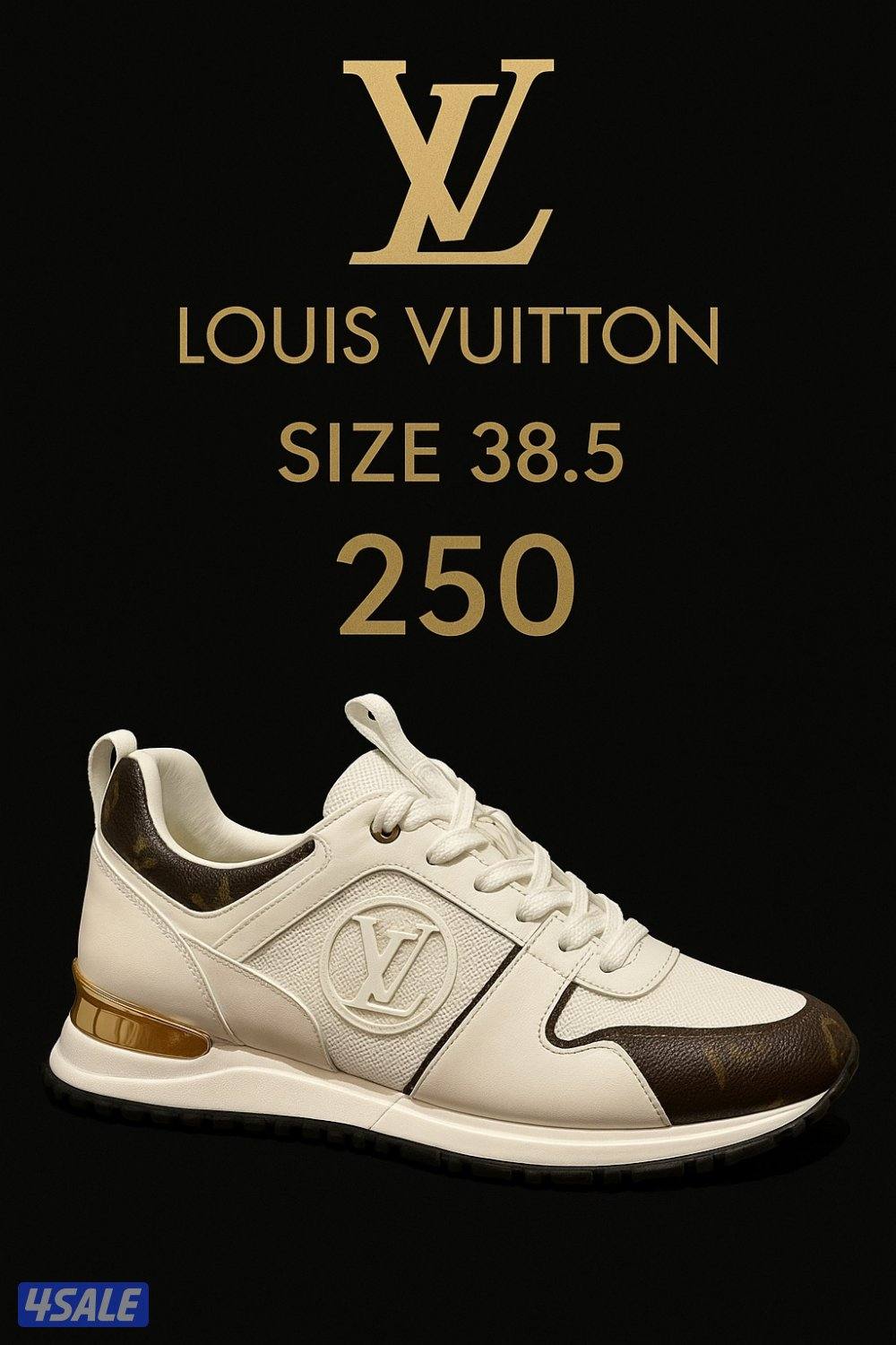 حذاء  Louis Vuitton  الحالة ممتازه مقاس 38,5 يشمل جميع المرفقات .2