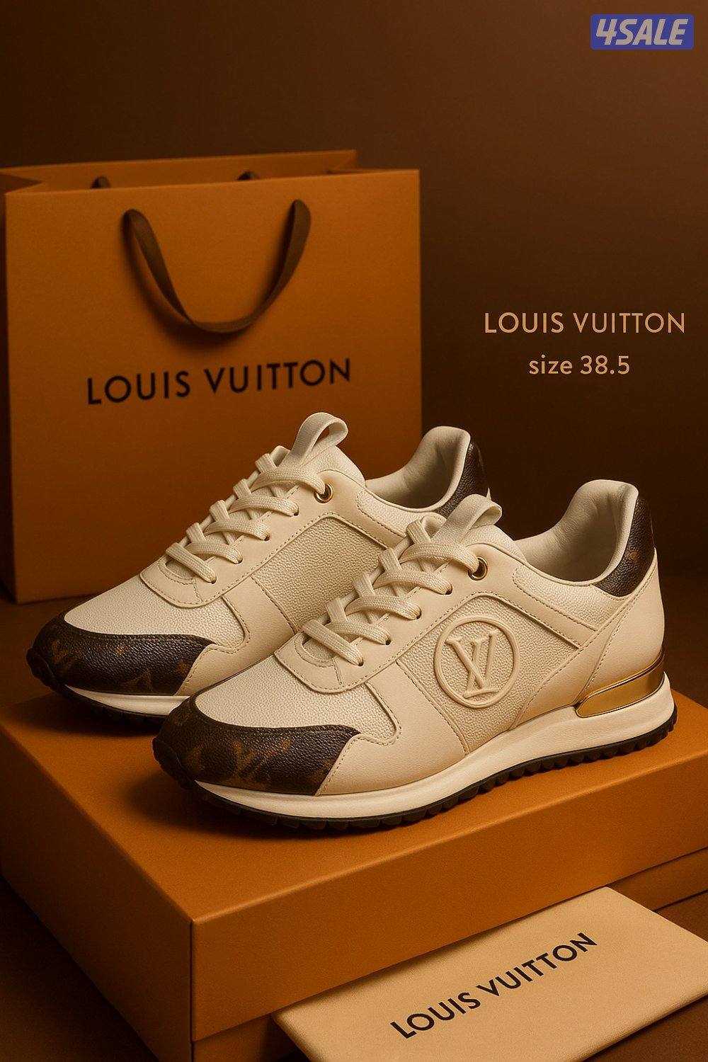 حذاء  Louis Vuitton  الحالة ممتازه مقاس 38,5 يشمل جميع المرفقات .5