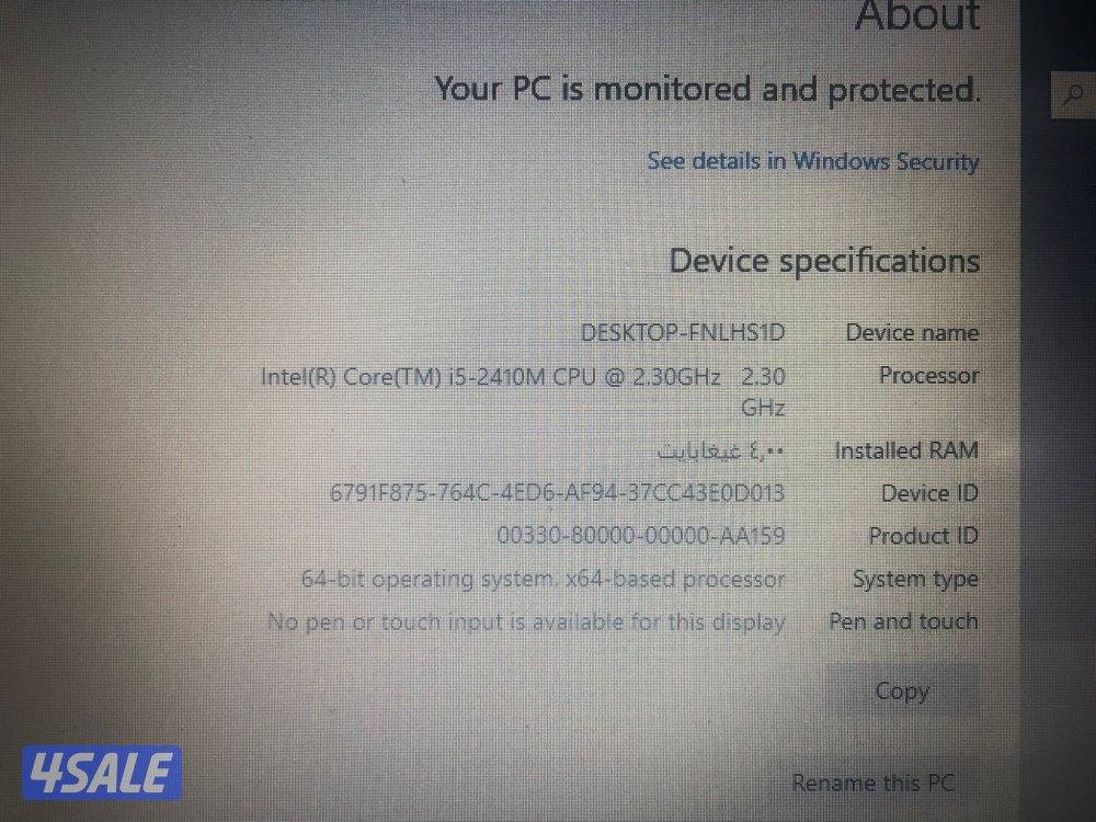 لابتوبTOSHIBAنظيف كور 52