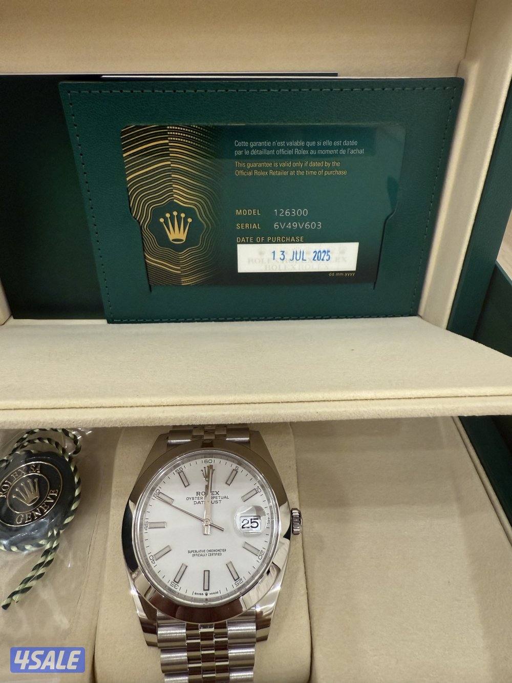 ساعه رولكس وكيل السرحان ديت جست 41 سنة 2025 كاملة المرفقات5