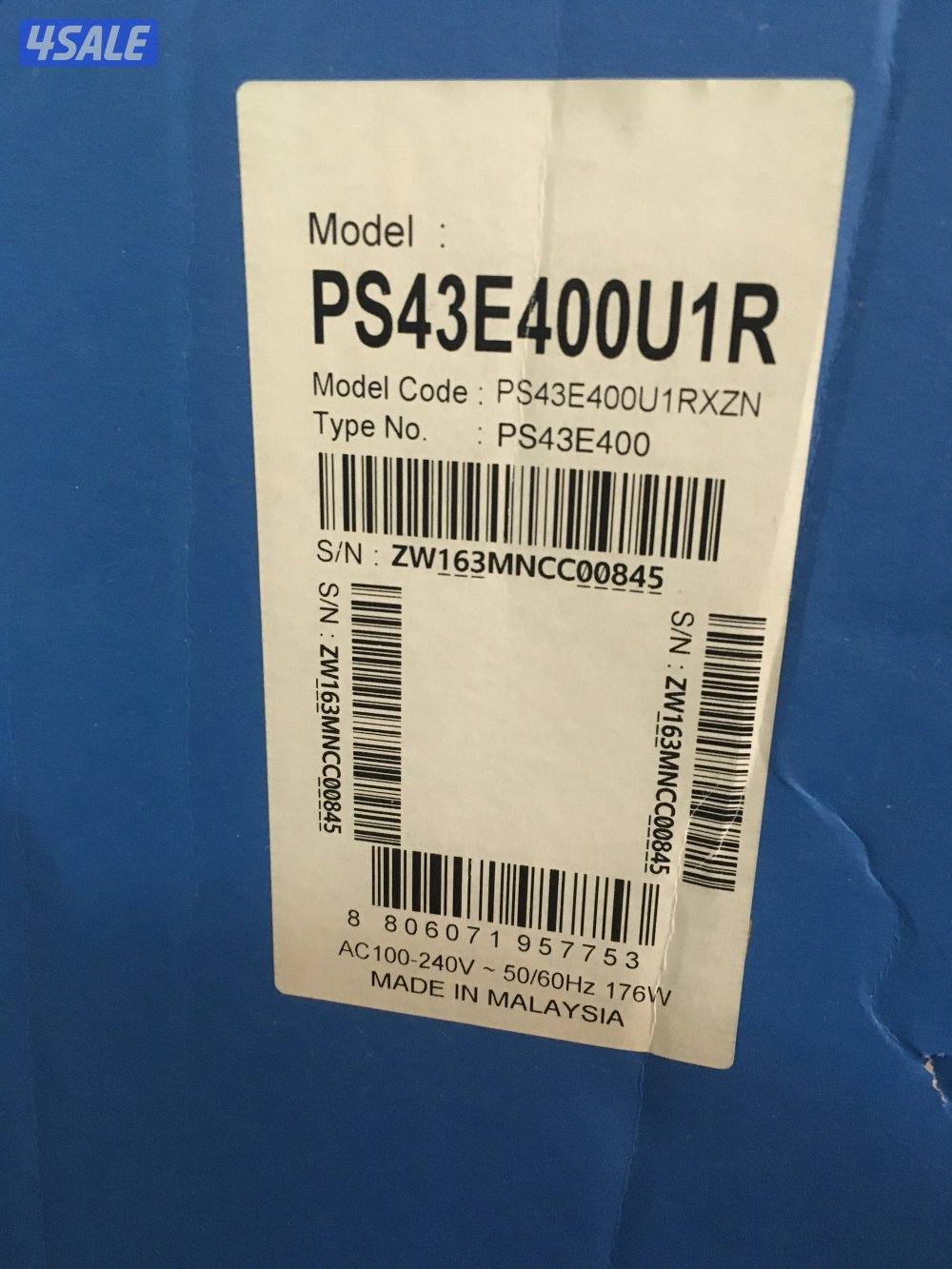 تلفزيون سامسونك43بوصة سمارت جديد2