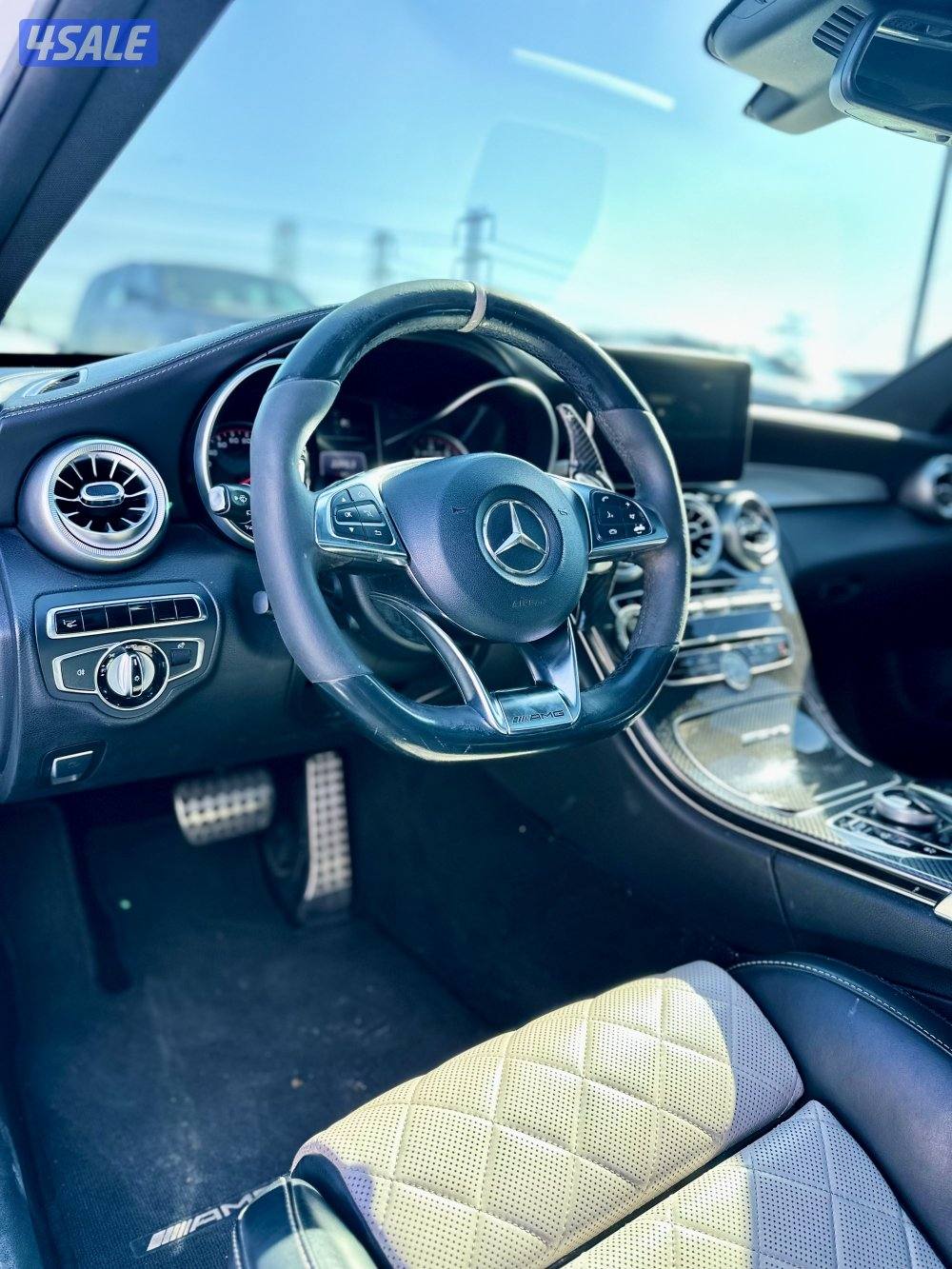 مرسيدس C63s أصلي موديل 2016 ماشي 1668