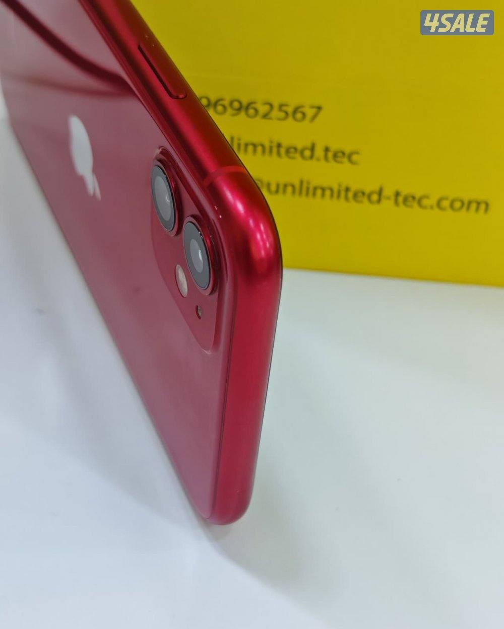ايفون 11 – 128 جيجابايت – أحمر – iPhone 11 – 128GB – Red – Used like5