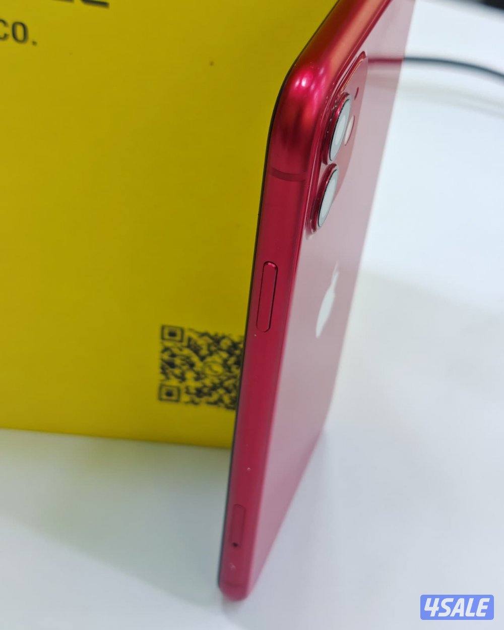 ايفون 11 – 128 جيجابايت – أحمر – iPhone 11 – 128GB – Red – Used like7