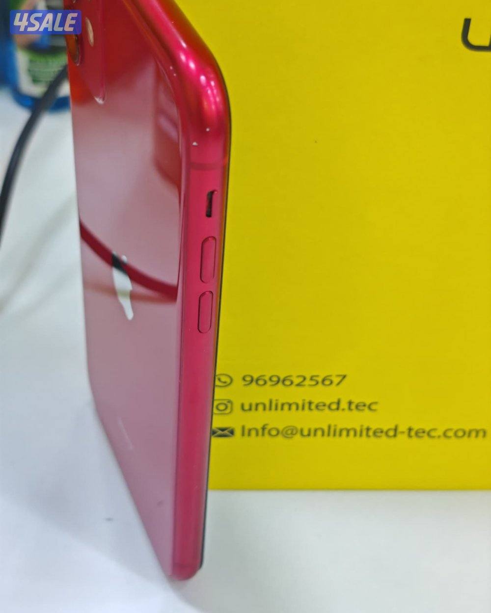 ايفون 11 – 128 جيجابايت – أحمر – iPhone 11 – 128GB – Red – Used like9