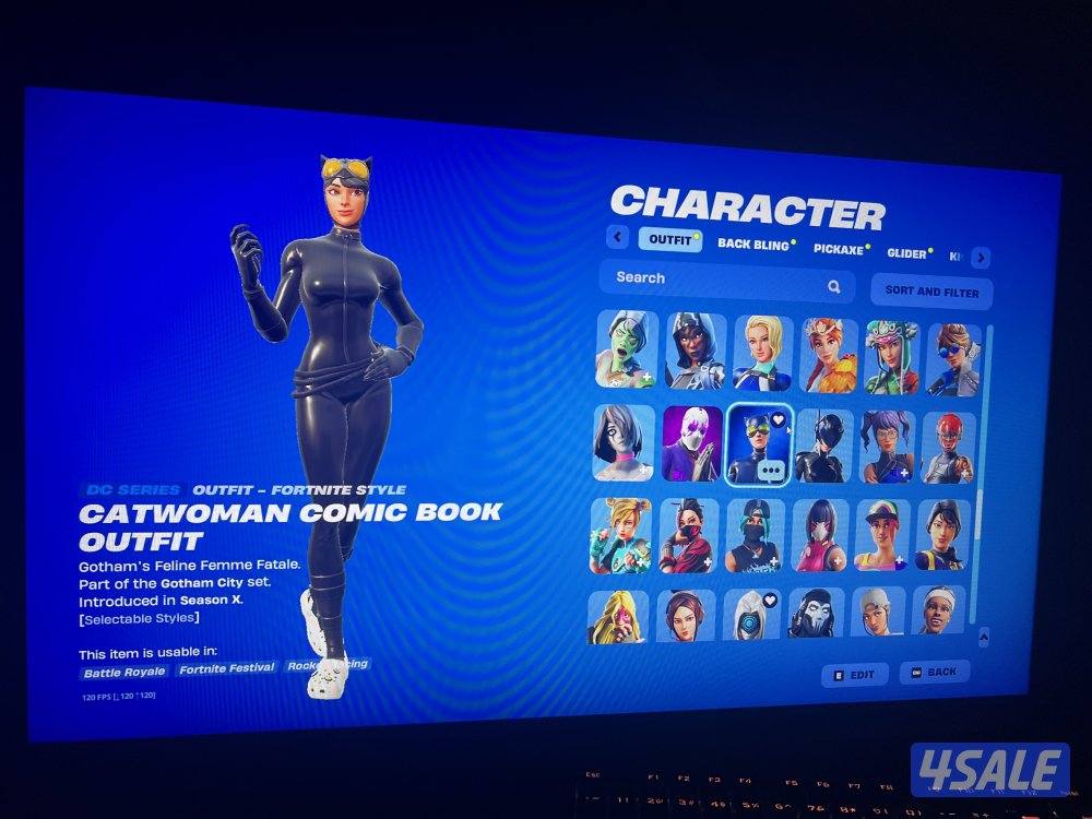 حساب فورت نايت ترافيس سكوت + ايكونك اكس الهلوين ايبك اساسي كامل مضمون4