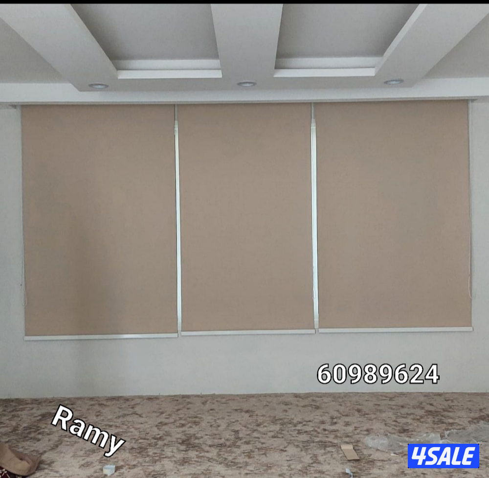 تفصال ستائر فندقي وستائر ويفي وستائر رول عازل لشمس ميه وستائر امريكي5