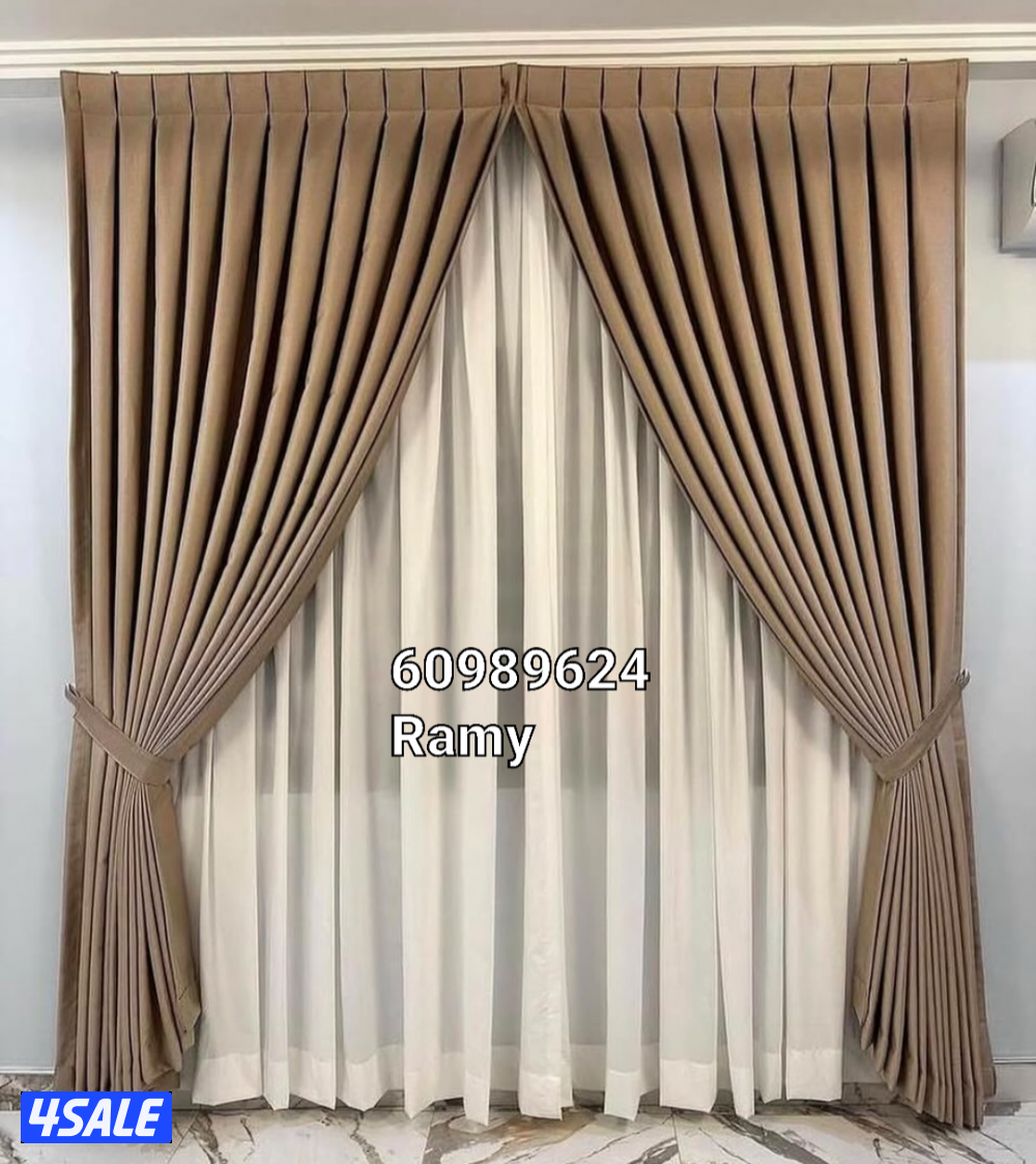 تفصال ستائر فندقي وستائر ويفي وستائر رول عازل لشمس ميه وستائر امريكي10