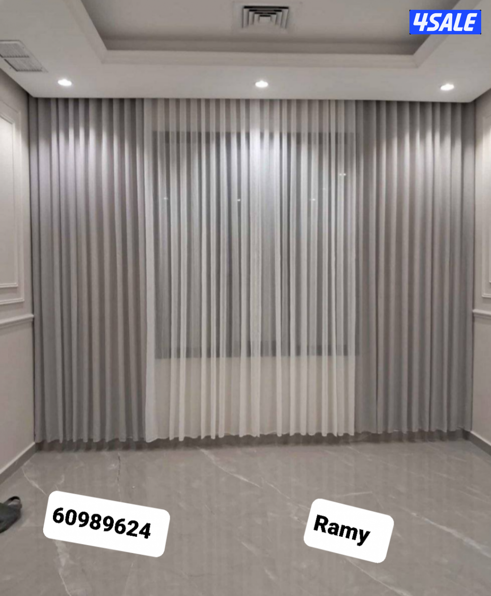 تفصال ستائر فندقي وستائر ويفي وستائر رول عازل لشمس ميه وستائر امريكي12