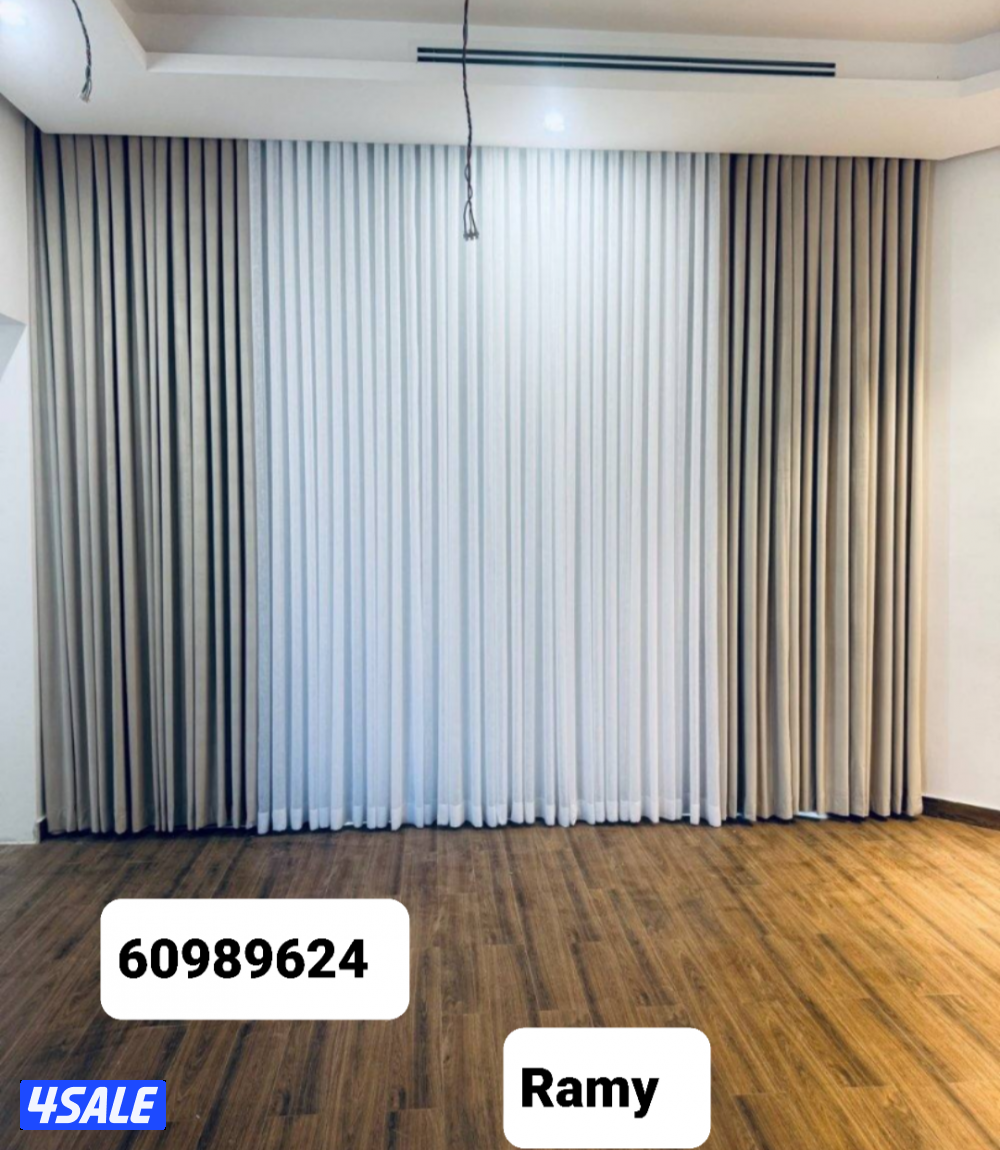 تفصال ستائر فندقي وستائر ويفي وستائر رول عازل لشمس ميه وستائر امريكي13