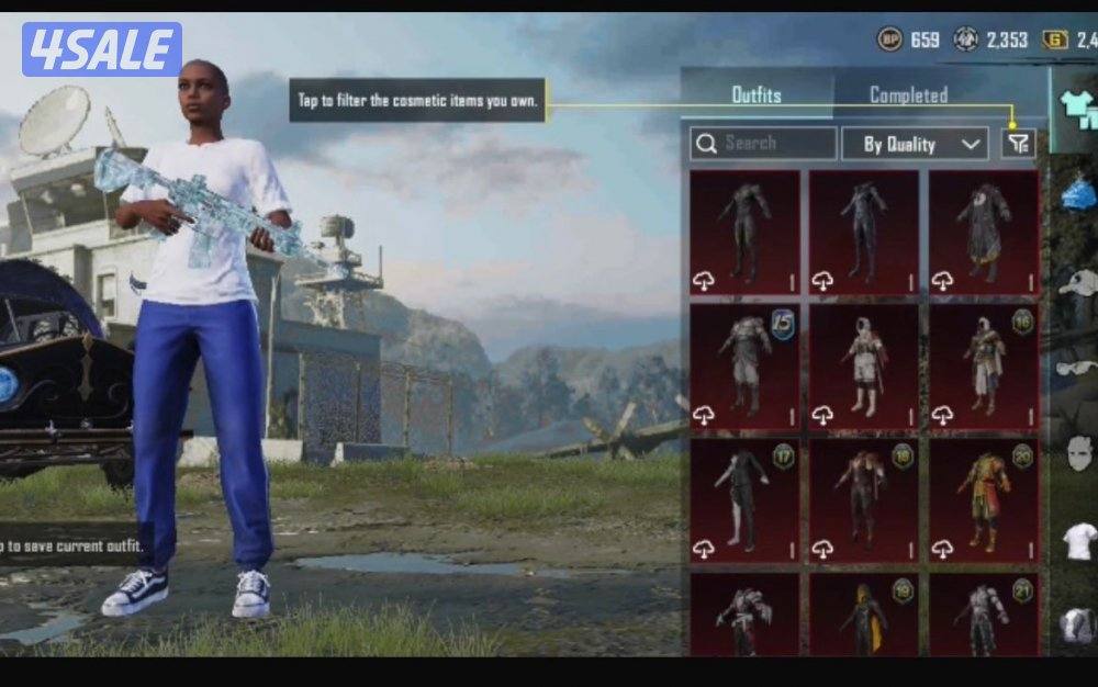 حساب ببجي امفور ثلجي لفل٦1