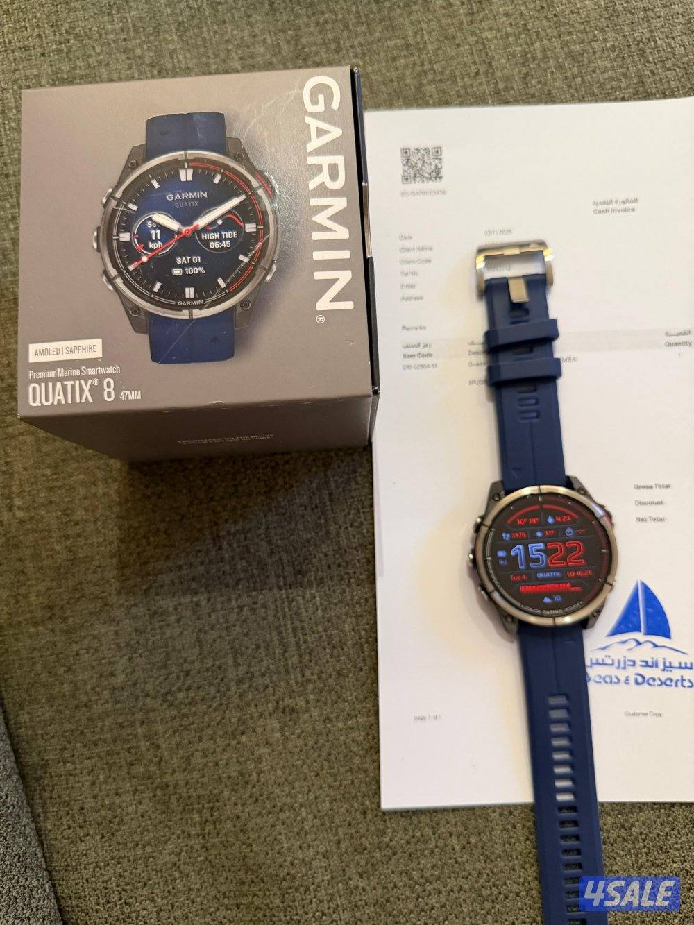 ساعه قارمن Garmin Quatix 8 47mm0