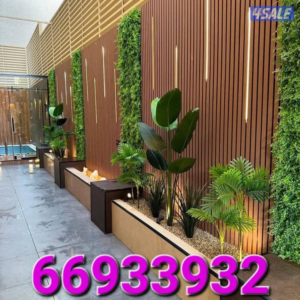 تركيب سياج بديل خشب3Dثيل صناعى وطبيعى بلاط ورصيف ممرات رخام ونوافير0