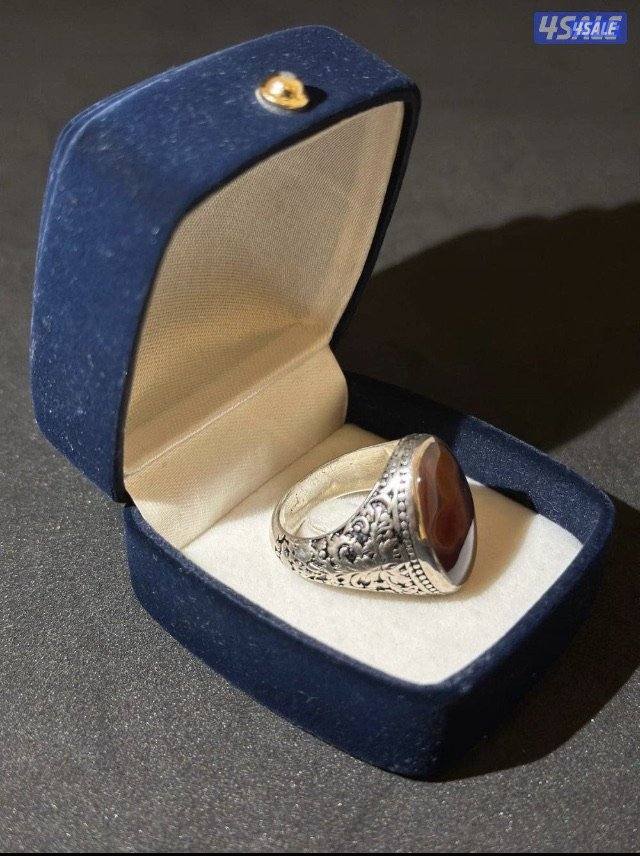 للبيع خاتم عقيق جديد1