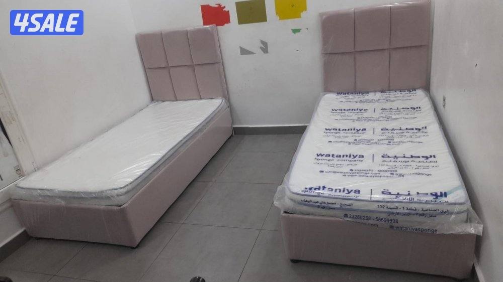سرير نفر واحد مع الفرشه الطبي السعر 36 دينار مع التوصيل14