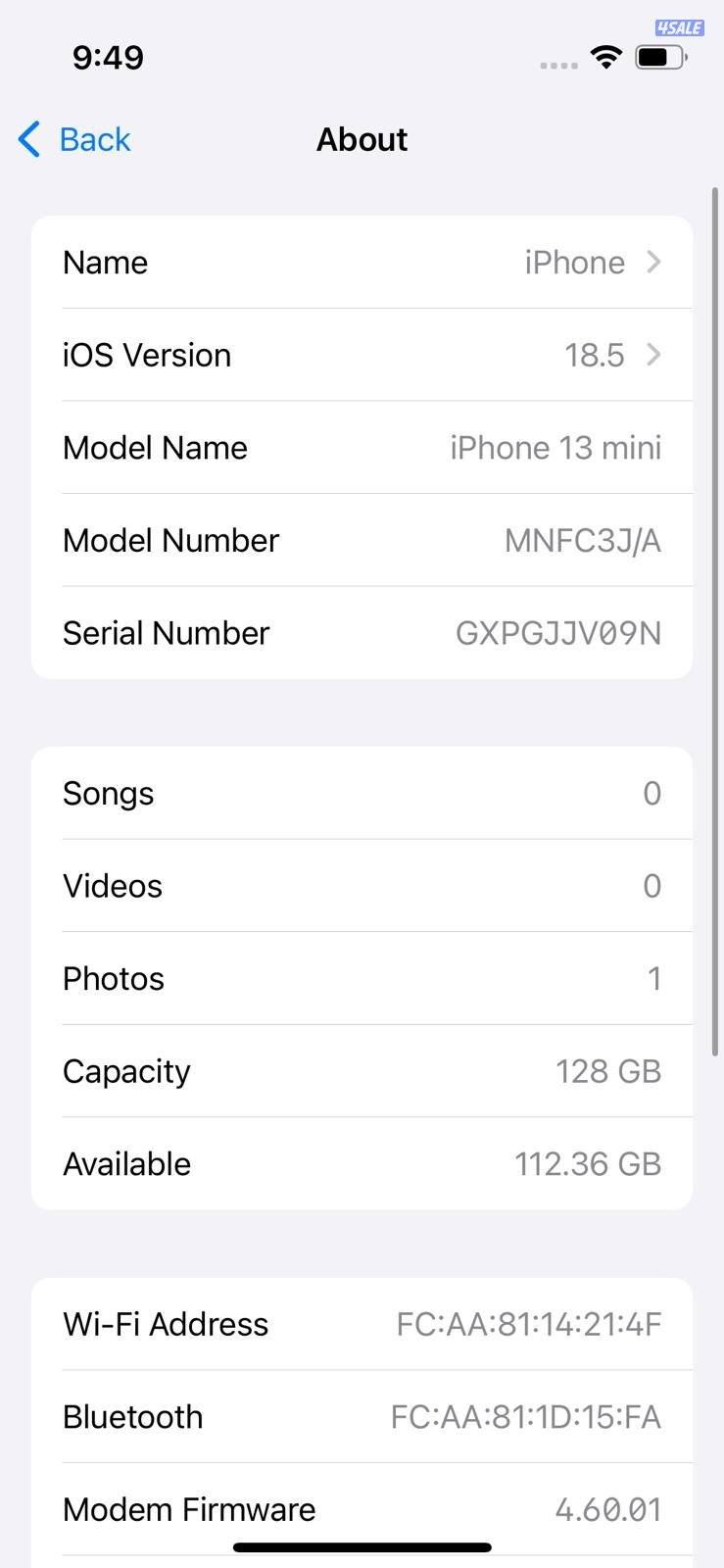 ايفون 13 ميني – 128 جيجابايت – أخضر – iPhone 13 Mini – 128GB – Green1