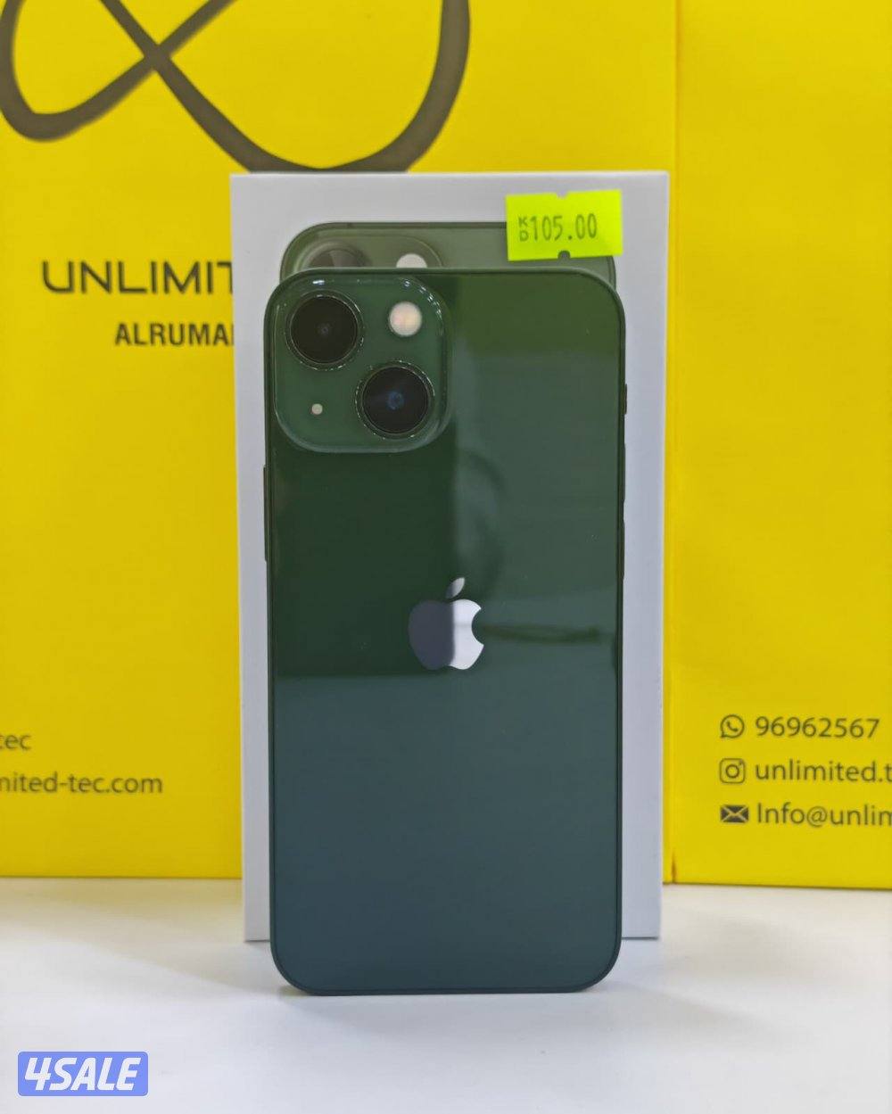 ايفون 13 ميني – 128 جيجا – أخضر –75% iPhone 13 Mini – 128GB – Green5